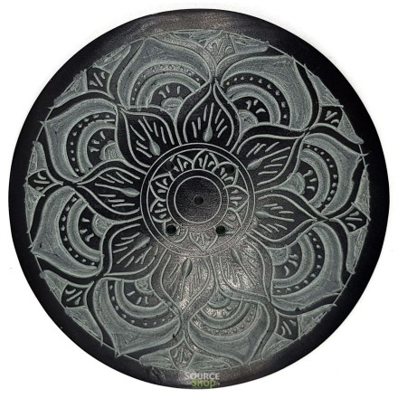 Porte encens en pierre - Mandala
