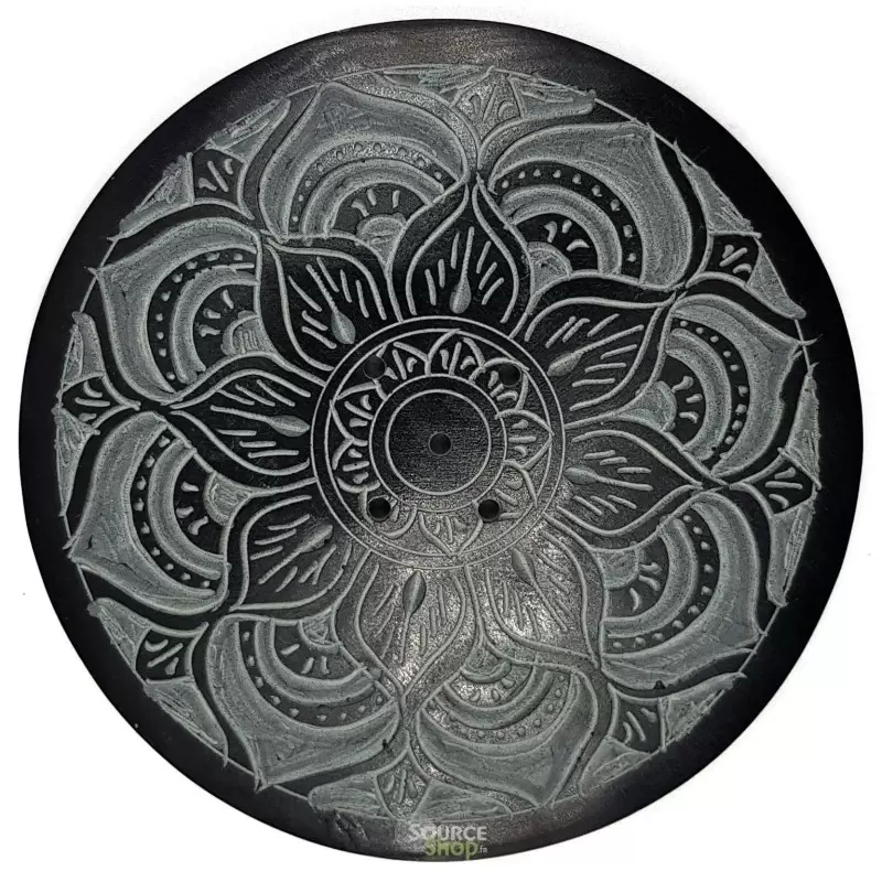 Porte encens en pierre - Mandala