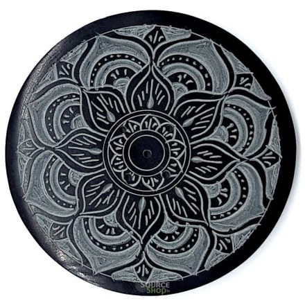 Porte encens en pierre - Mandala
