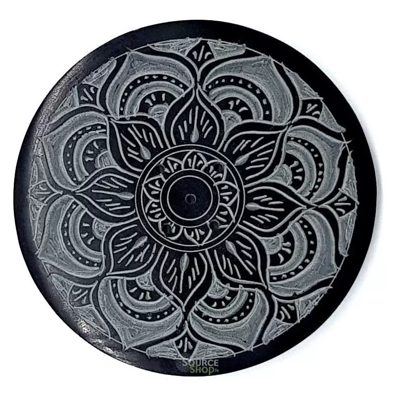 Porte encens en pierre - Mandala