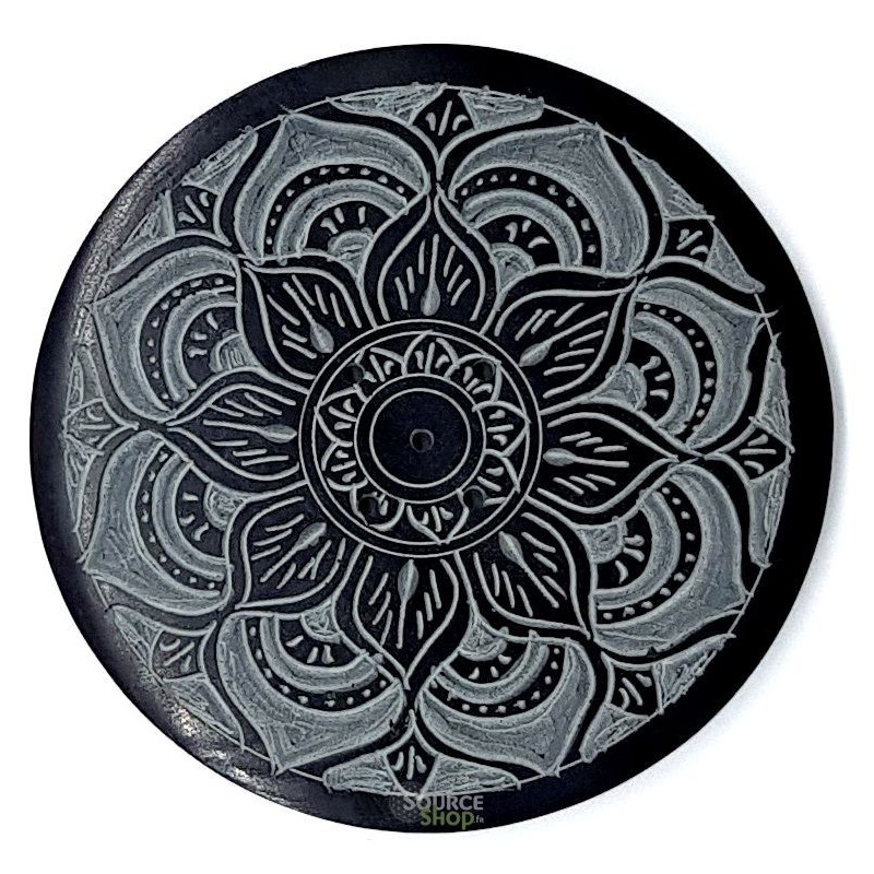 Porte encens en pierre - Mandala
