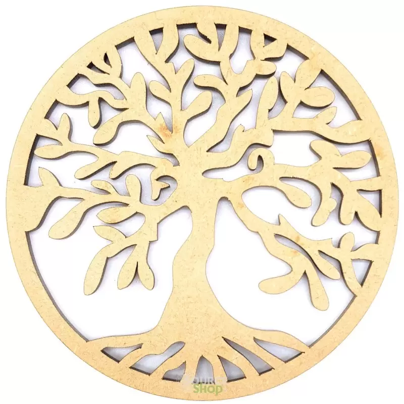 Sous-Verre en bois Arbre de Vie
