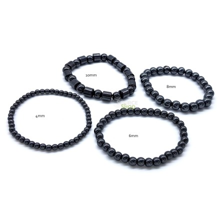 Bracelet Hématite - Qualité A