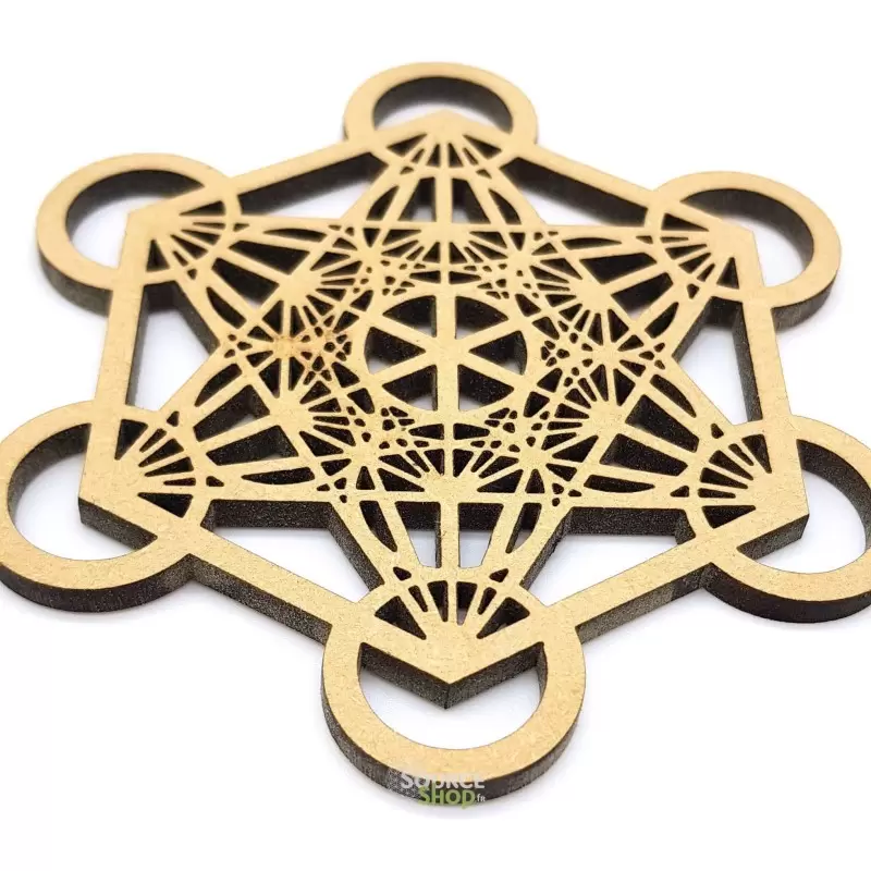 Sous-Verre en bois Metatron