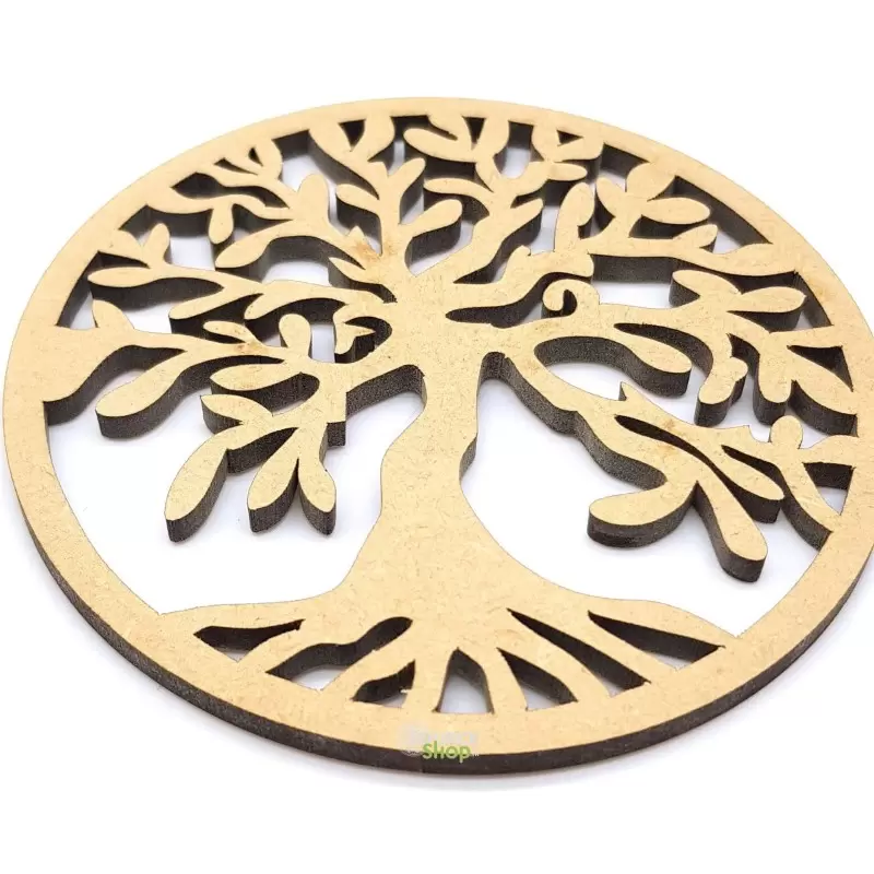 Sous-Verre en bois Arbre de Vie