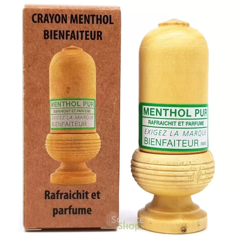 Stick crayon de menthol pur - 5g - Le Bienfaiteur
