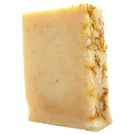 Savon BIO au calendula, curcuma & orange - 135g - Savonnerie Artisanale du Jura