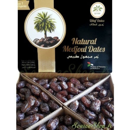 Dattes Medjool de Palestine première qualité - vrac ou 5kg