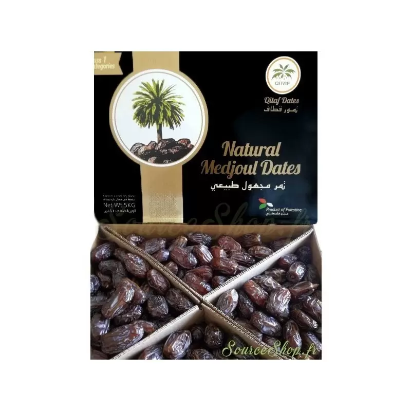 Dattes Medjool de Palestine première qualité - vrac ou 5kg
