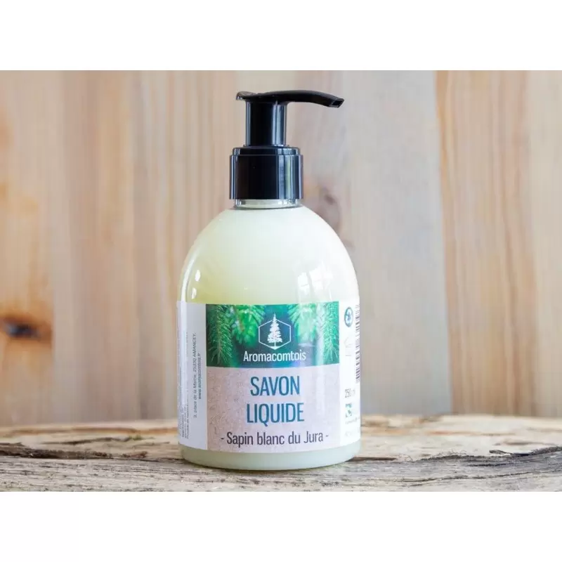 Savon liquide BIO au Sapin blanc du Jura - 250ml - Aromacomtois