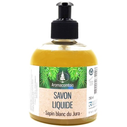 Savon liquide BIO au Sapin blanc du Jura - 250ml - Aromacomtois