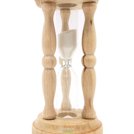 Sablier colonne en bois de charme du Jura - Artisanal & Local
