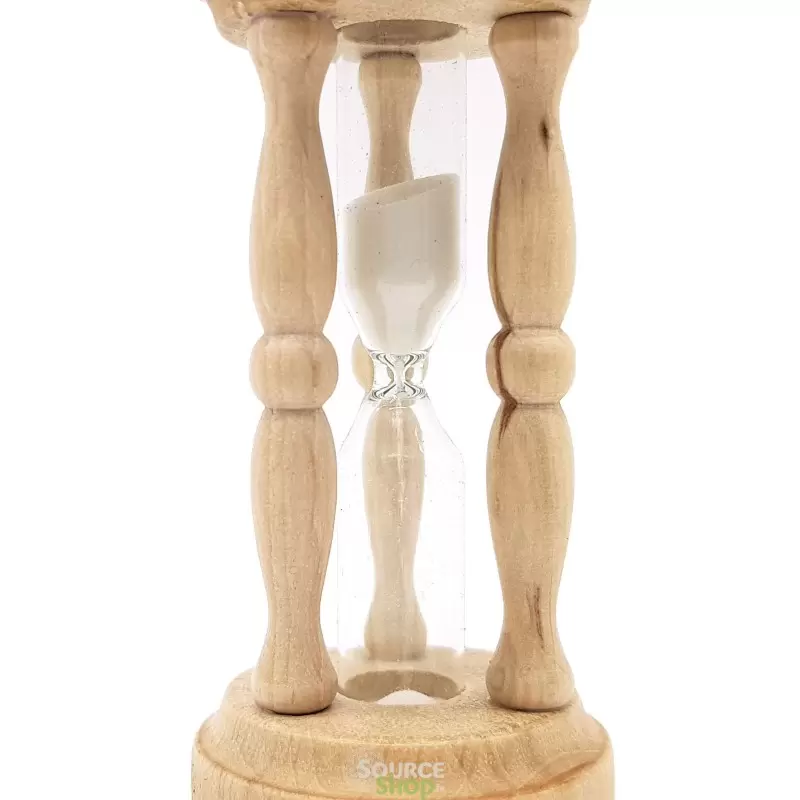 Sablier colonne en bois de charme du Jura - Artisanal & Local