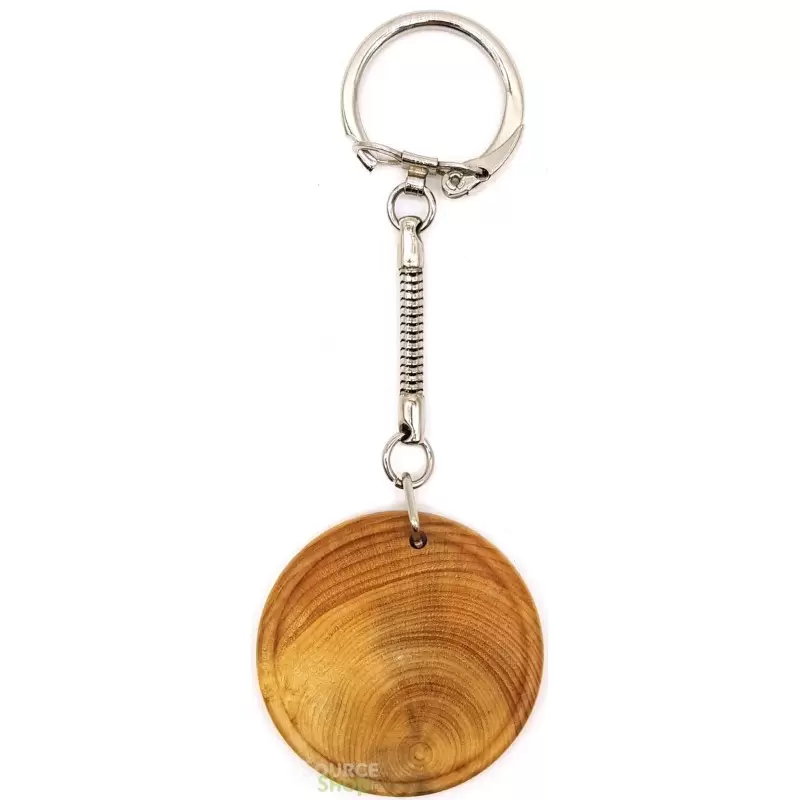 Porte-clés en buis du Jura - Artisanal & Local