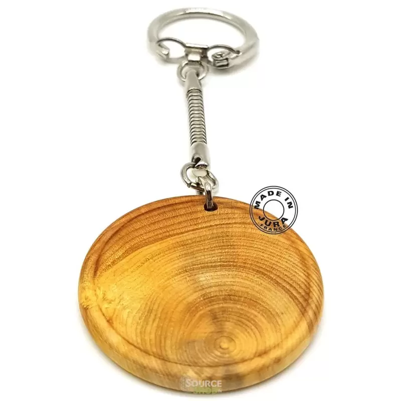 Porte-clés en buis du Jura - Artisanal & Local