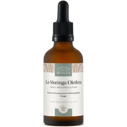 Huile de moringa bio anti-pollution | Comptoir des Huiles