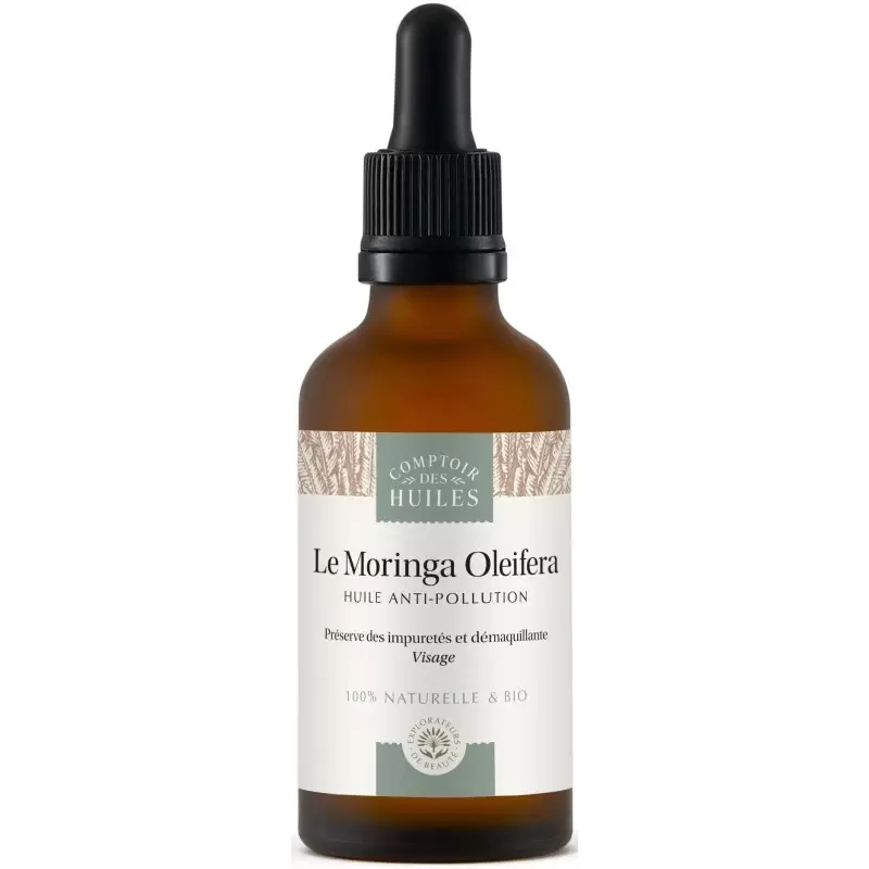Huile de moringa bio anti-pollution | Comptoir des Huiles