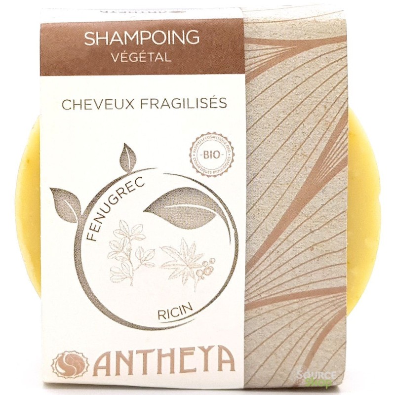 Shampooing solide BIO au fenugrec - Pousse des cheveux - Antheya