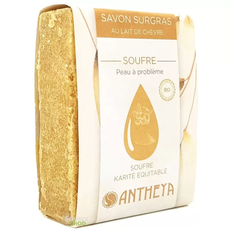 Savon BIO au soufre & lait de chèvre - Antheya