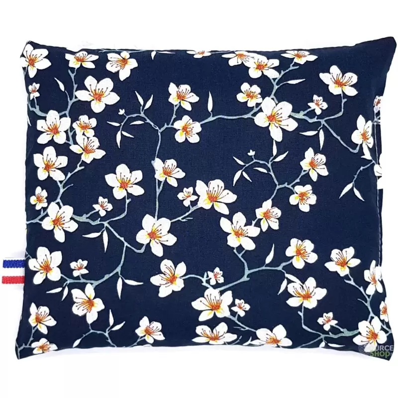Coussin bouillotte sèche de noyaux de cerises - Artisanal & Français - BIO