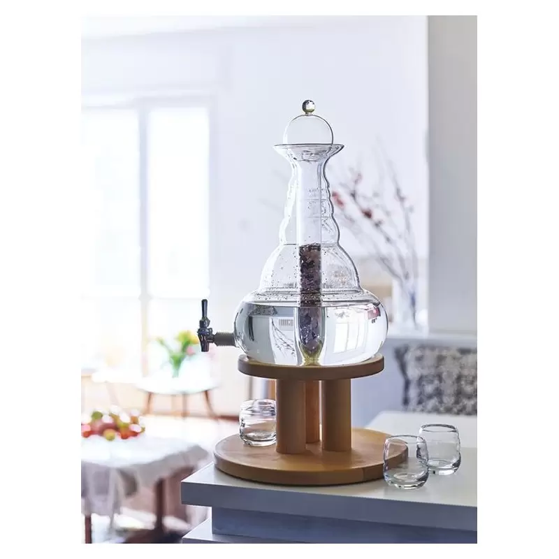 Base en bois pour fontaine à eau & carafe Beauty - Nature's Design