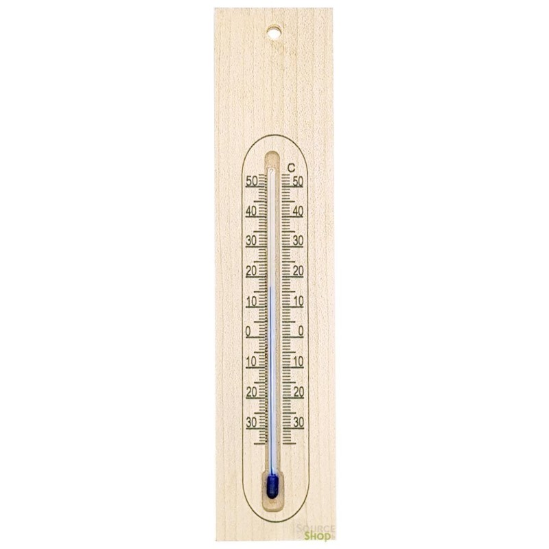 Thermomètre en bois de Hêtre du Jura - Artisanal & Local