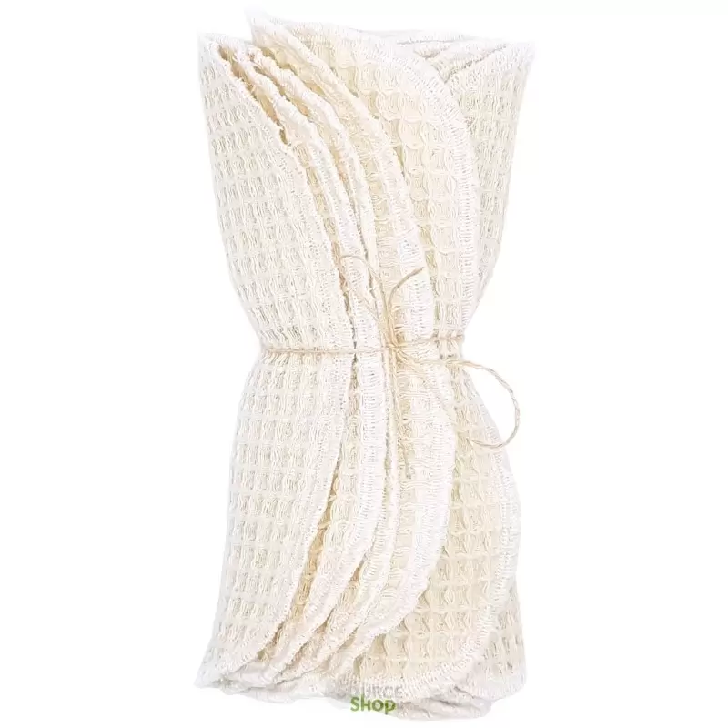 Lot de 5 lavettes BIO lavable & réutilisable - Artisanal & Français