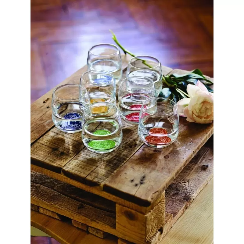 Coffret 7 Verres Mythos Chakra - 250ml