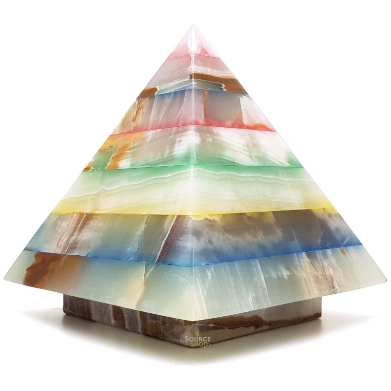 Lampe en onyx Pyramide - 2kg à 3kg