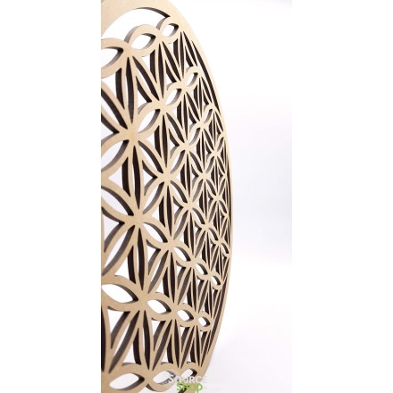 Fleur de vie en bois - 30cm - Plaque de rechargement