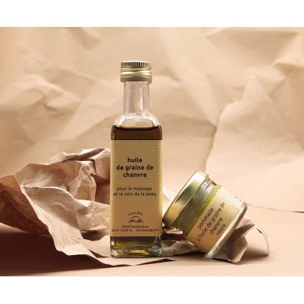 Pommade pure chanvre BIO artisanale - 20g - Canna d'Oc