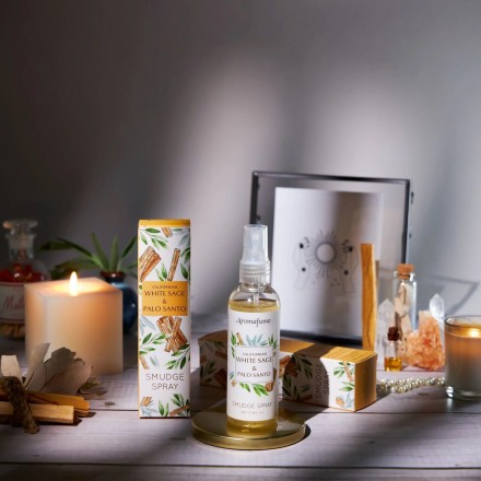 Spray d'ambiance Sauge blanche & Palo Santo - Smudge - Aromafume