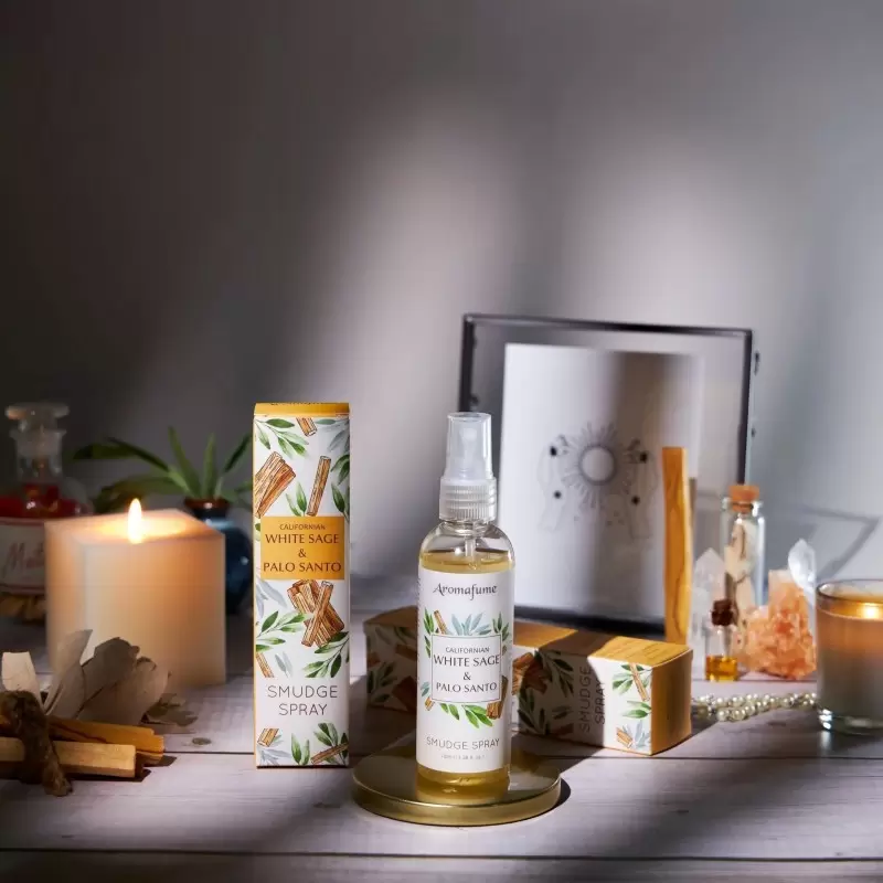 Spray d'ambiance Sauge blanche & Palo Santo - Smudge - Aromafume
