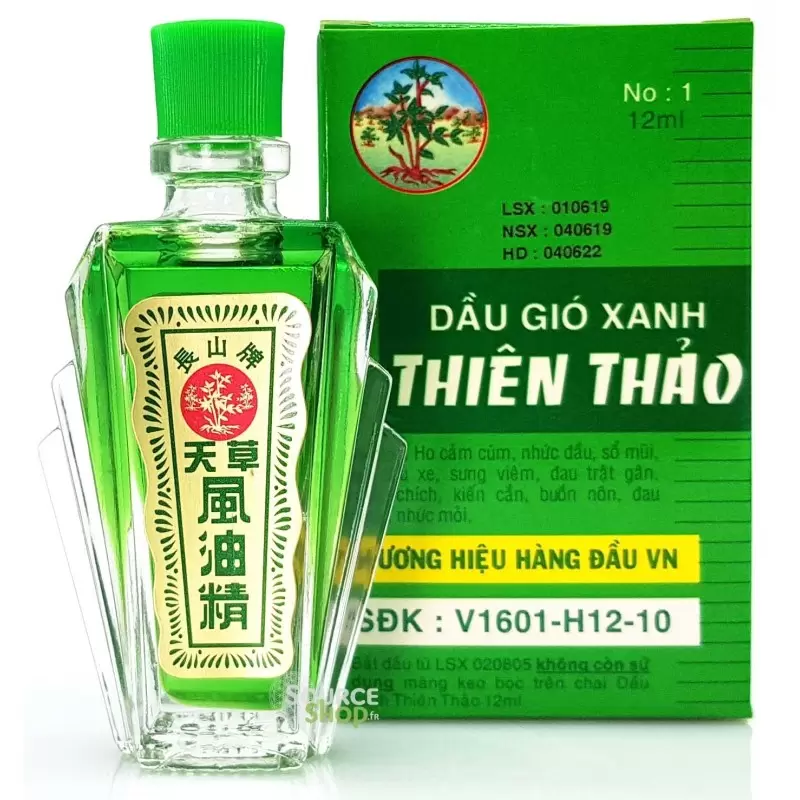 Huile médicinale vietnamienne Dầu gió xanh Thiên Thảo