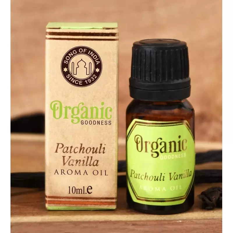 Huile aromatique Patchouli Vanille - 10ml - Organic Goodness