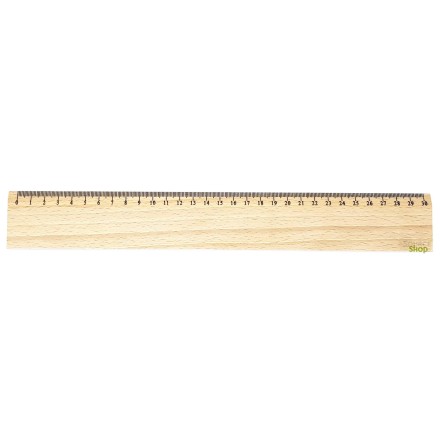 Règle en Hêtre du Jura - 30cm - Artisanal & Local