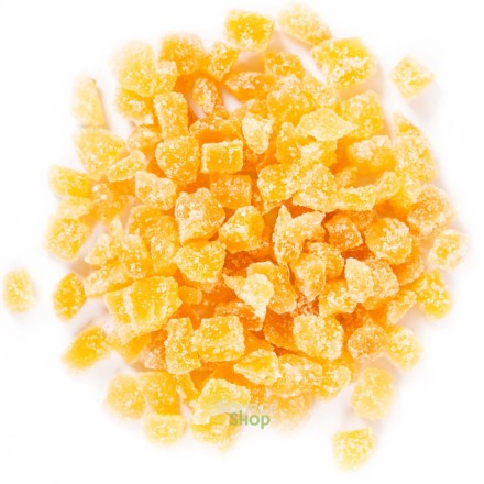 Gingembre BIO cristallisé en cubes en vrac