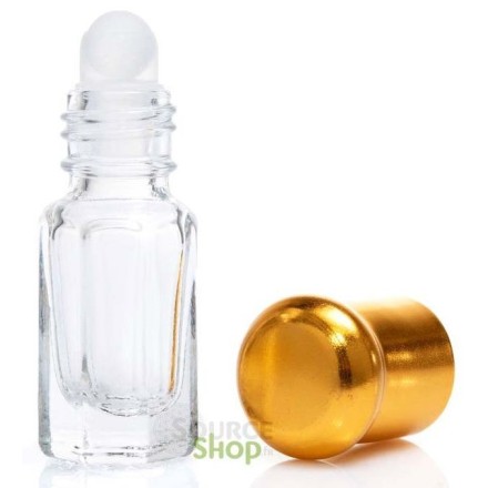 Fiole en verre avec bille roll'on