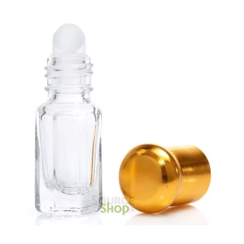 Fiole en verre avec bille roll'on