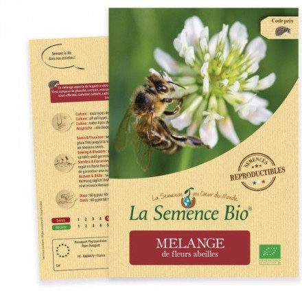Graines Mélange de Fleurs Abeilles BIO - La Semence Bio