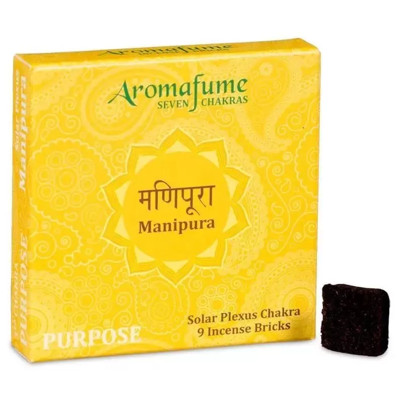 Briques d'encens Chakra Plexus Solaire - Manipura - Aromafume
