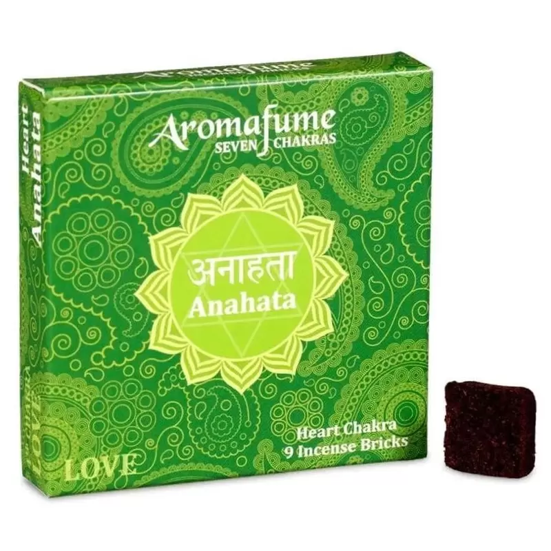 Briques d'encens Amour - Chakra du Coeur - Anahata - Aromafume