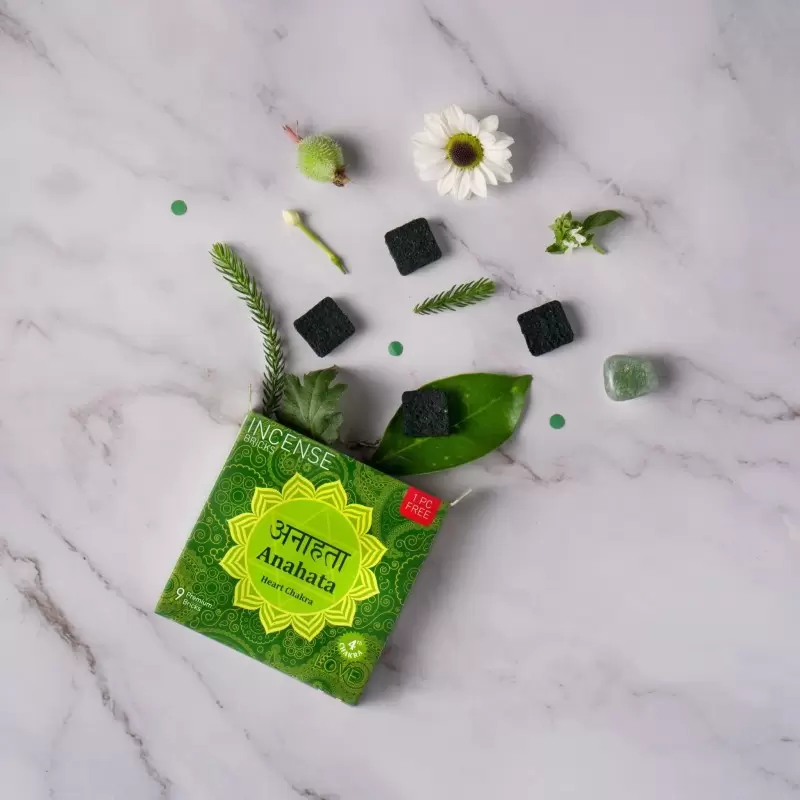 Briques d'encens Amour - Chakra du Coeur - Anahata - Aromafume