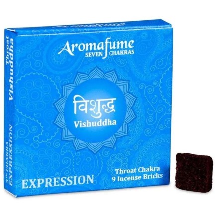 Briques d'encens Expression - Chakra de la Gorge - Vishuddha