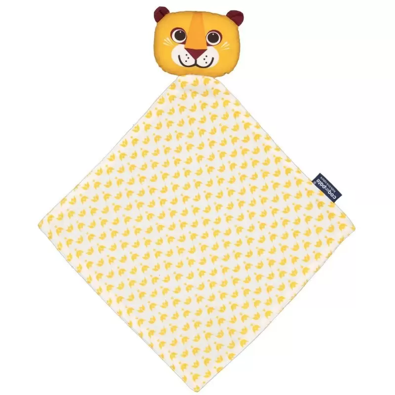 Doudou Lion en coton BIO - Coq en Pâte
