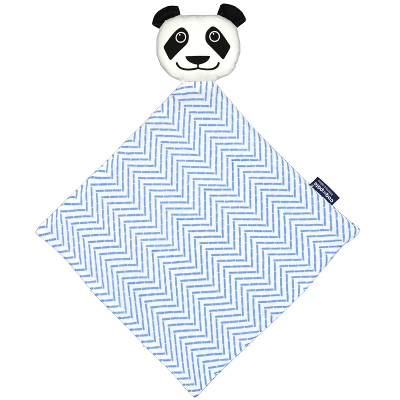 Doudou Panda en coton BIO - Coq en Pâte