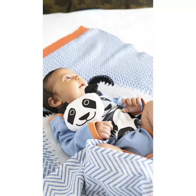 Doudou Panda en coton BIO - Coq en Pâte