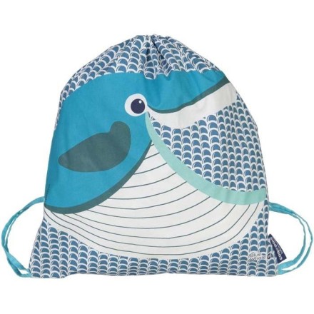 Sac d'activités enfant Baleine en coton BIO - Coq en Pâte
