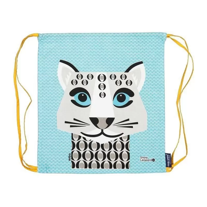 Sac d'activités enfant Léopard en coton BIO - Coq en Pâte