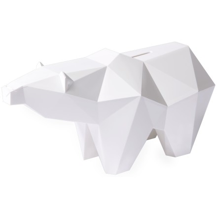 Tirelire Ours Polaire biodégradable - Koguma - Coq en Pâte